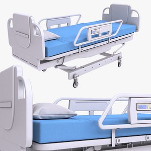 Hospital Bed 3D model