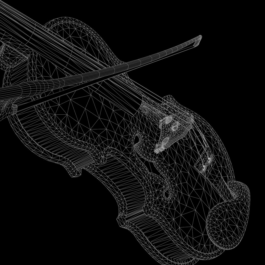 Stylized Wood Violin Model - TurboSquid 1726862