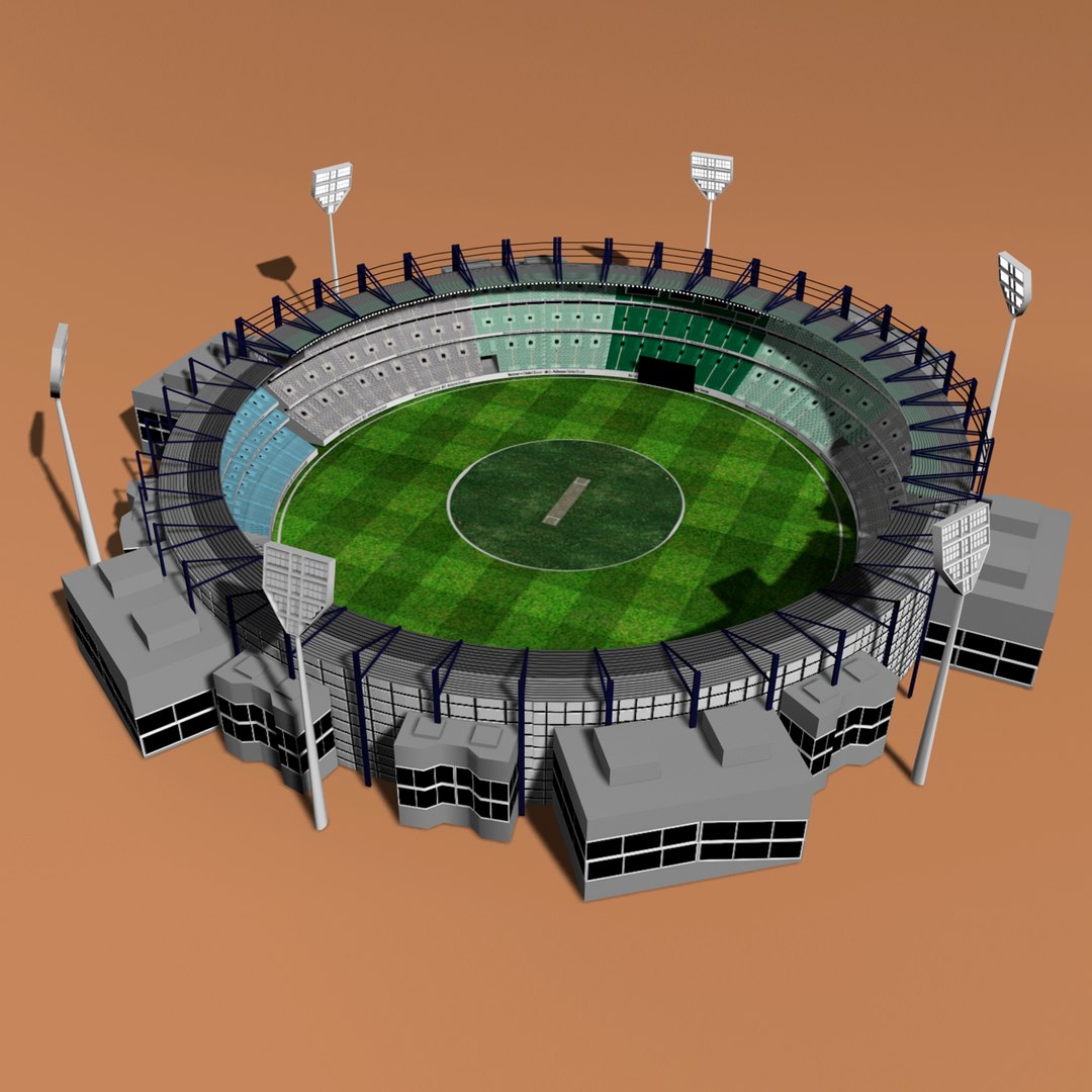 3D Cricket Stadium MCG - TurboSquid 2003601