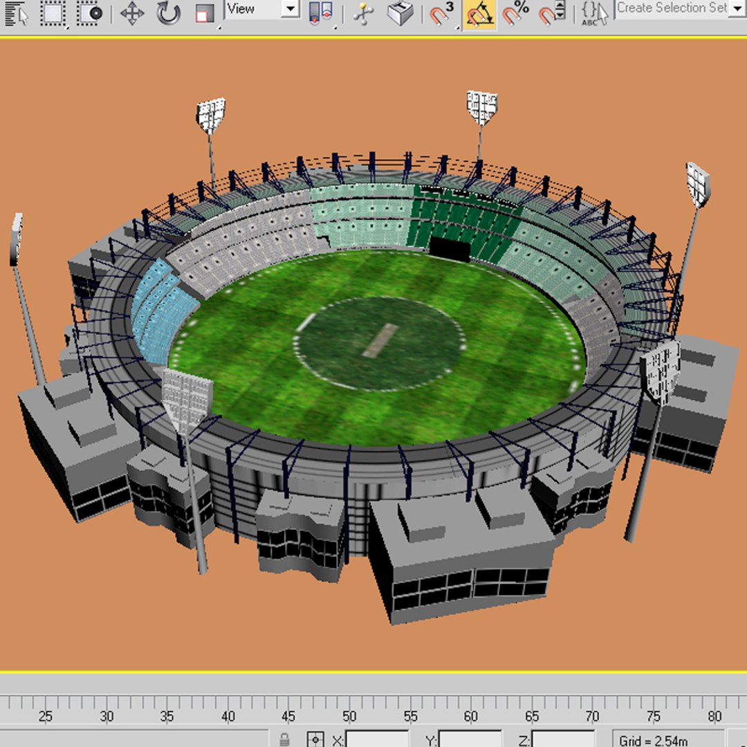 3D Cricket Stadium MCG - TurboSquid 2003601