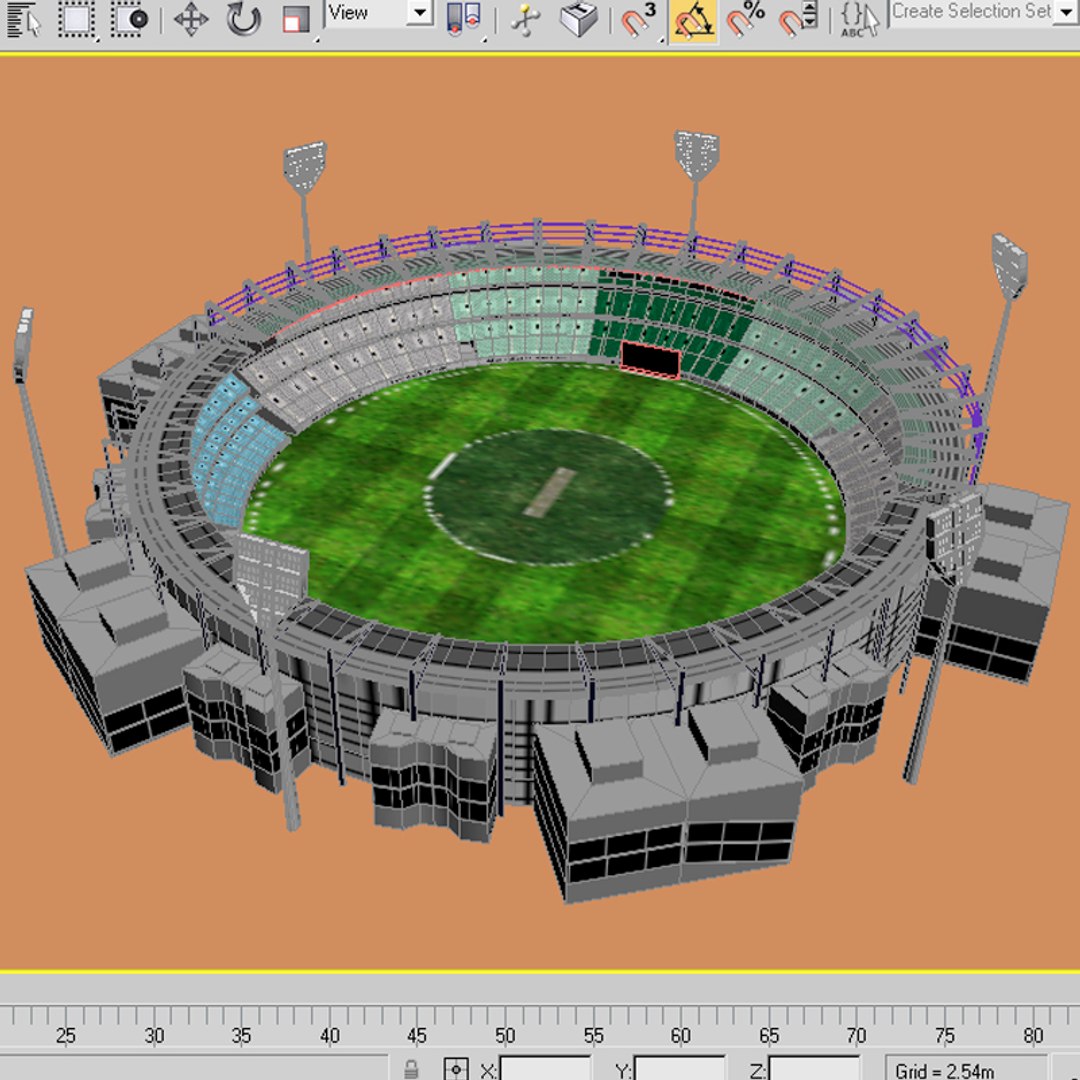 3D Cricket Stadium MCG - TurboSquid 2003601