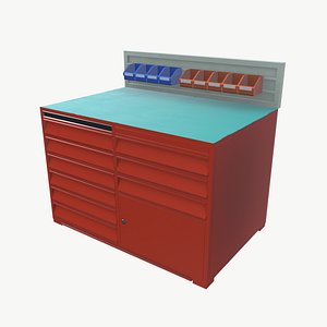 Engine Work Station 3D model