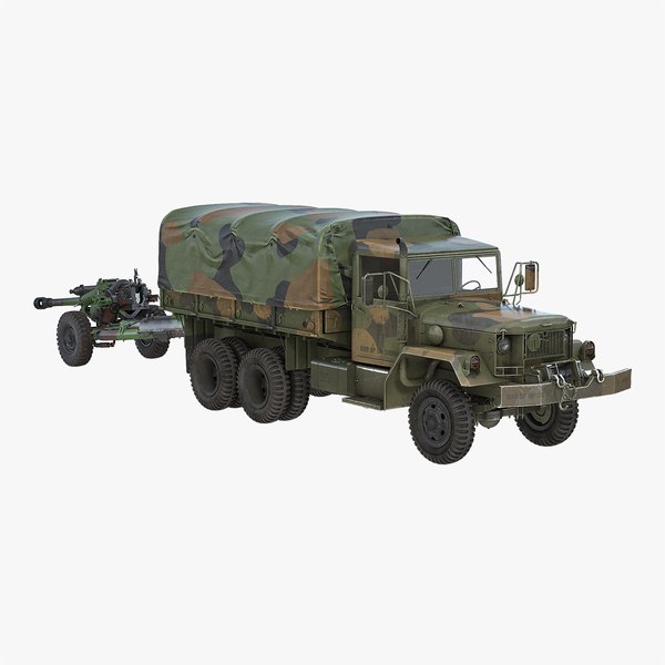 military truck m35a2 field 3D model