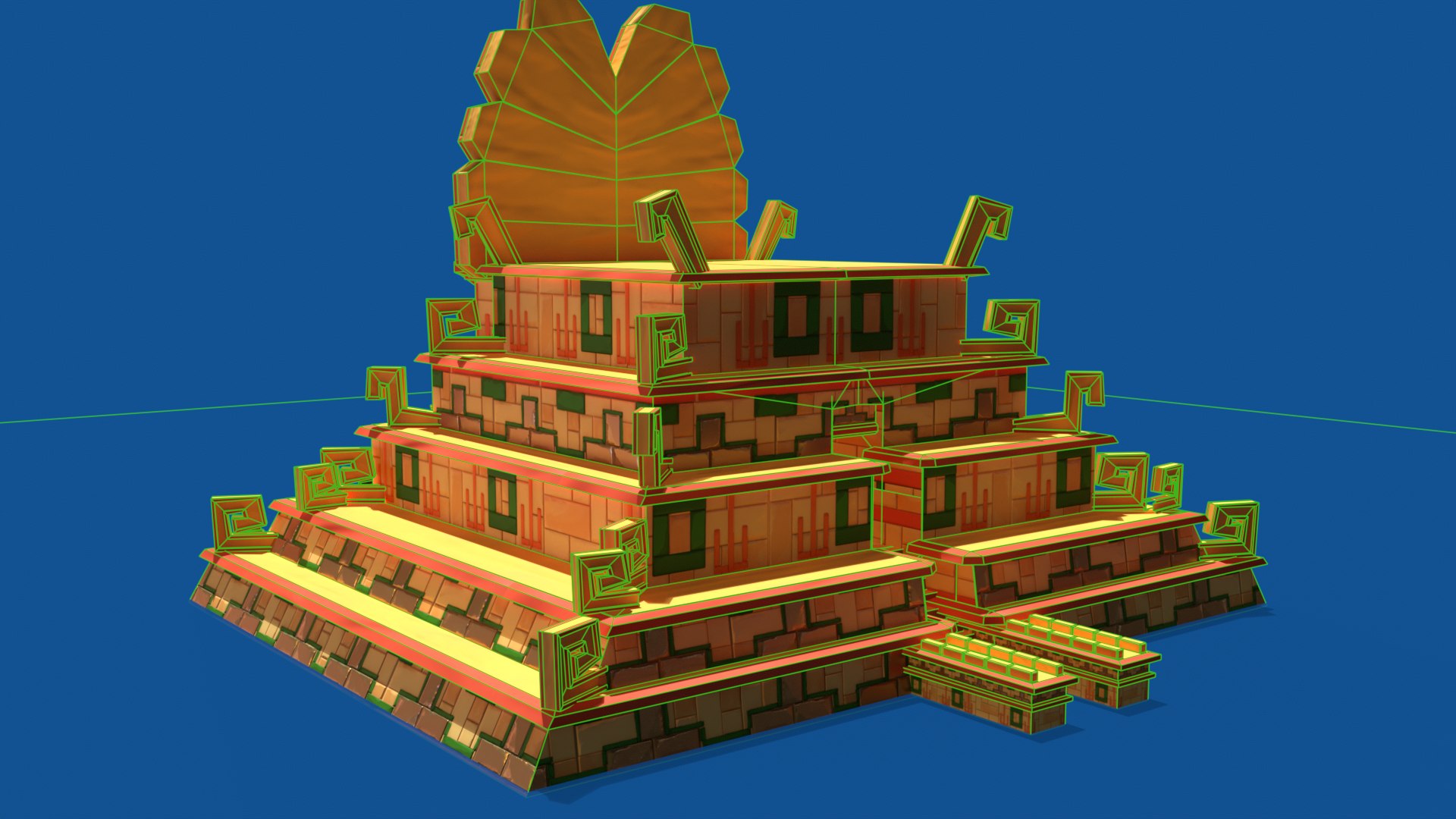 Stylized Incan Temple 3D - TurboSquid 2392749