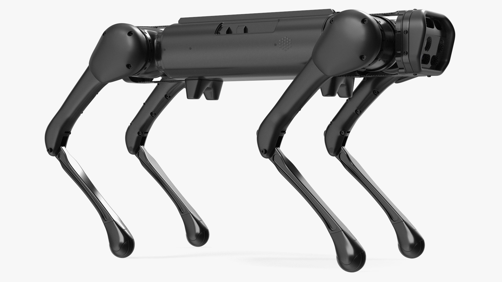 Robot Dog Rigged 3D model preview