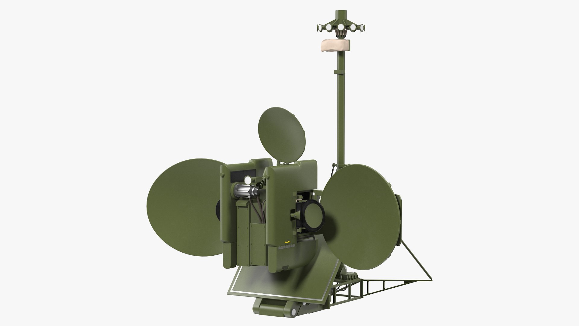 Krasukha 4 Antiradar System 3D model preview