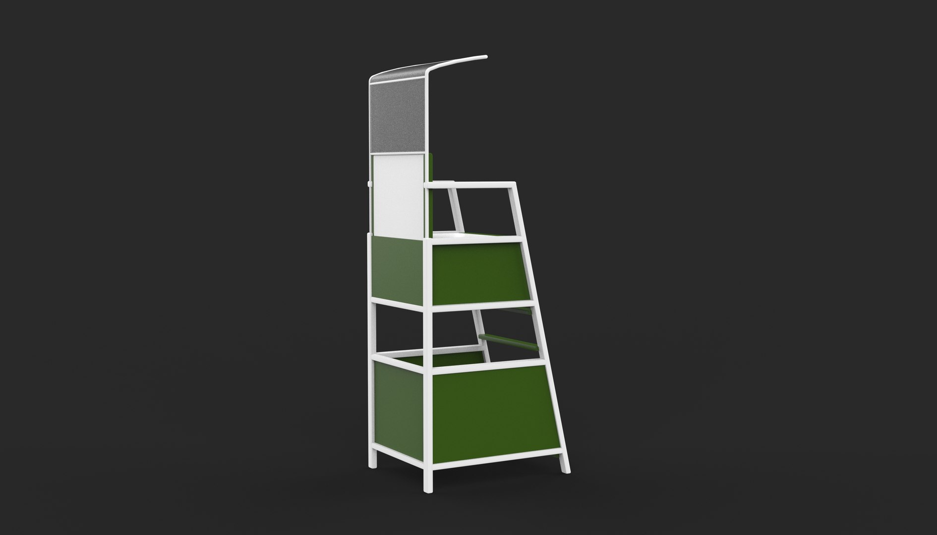 3D Referee Stand 3D Model - TurboSquid 2418613