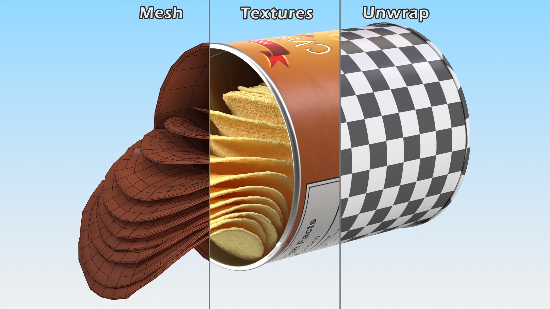 Opened Potato Chips Small Can 3D model https://p.turbosquid.com/ts-thumb/RX/QWn93D/bm/openedpotatochipssmallcanc4dmodel015/jpg/1623526432/1920x1080/fit_q87/6326719324a5b2d6a2ace67766b6aa19385fff78/openedpotatochipssmallcanc4dmodel015.jpg