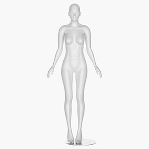 3D Female Mannequin Pose 5