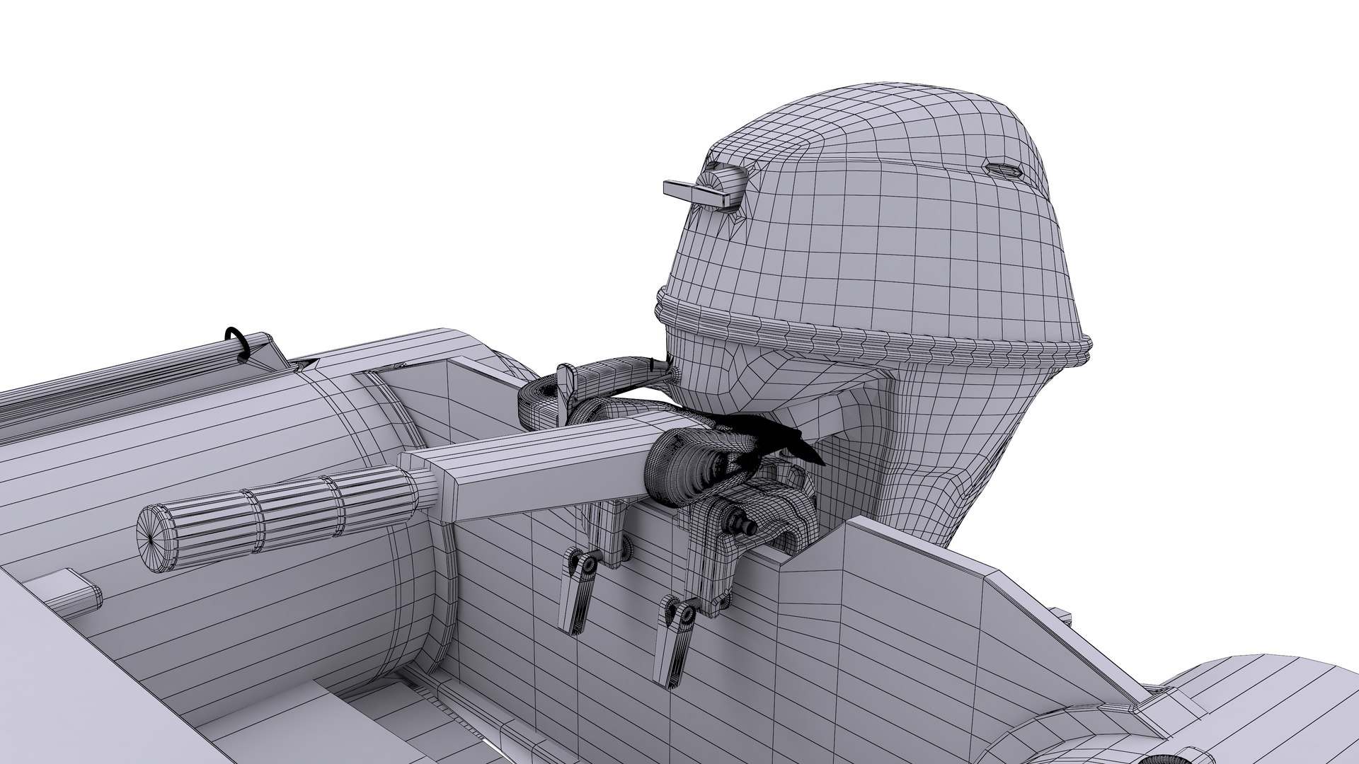 Rigid-hulled Inflatable Boat 3D Model - TurboSquid 1925543
