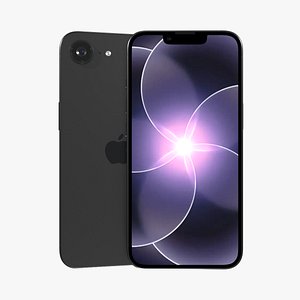 Apple iPhone 17e Black 3D model