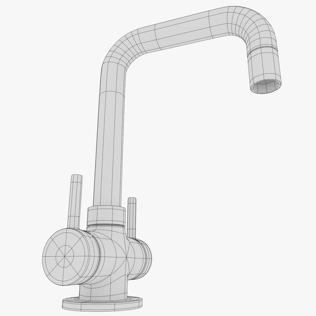 water tap 3d fbx
