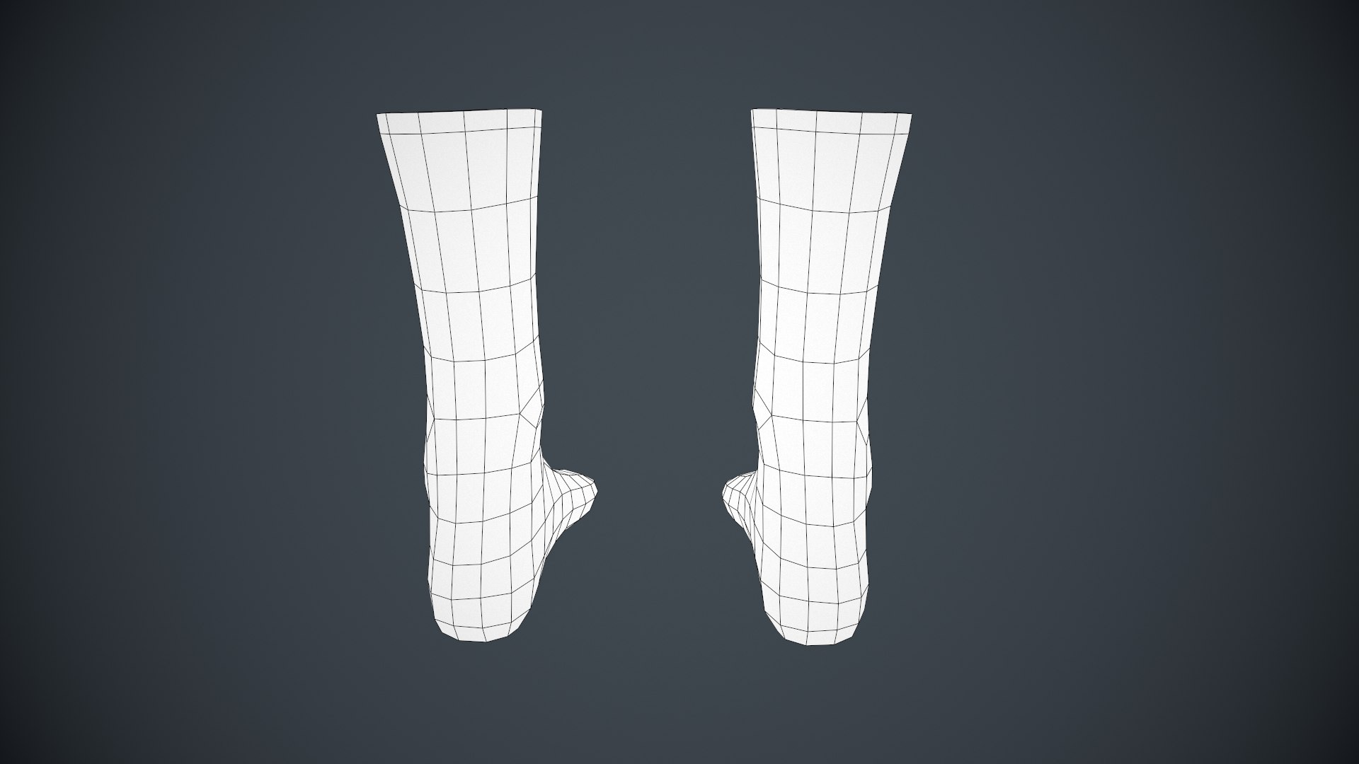 3D model White Socks Style 3 - TurboSquid 1986905