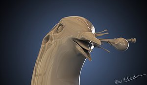 3d model pigeon pellet