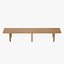 Locker room bench