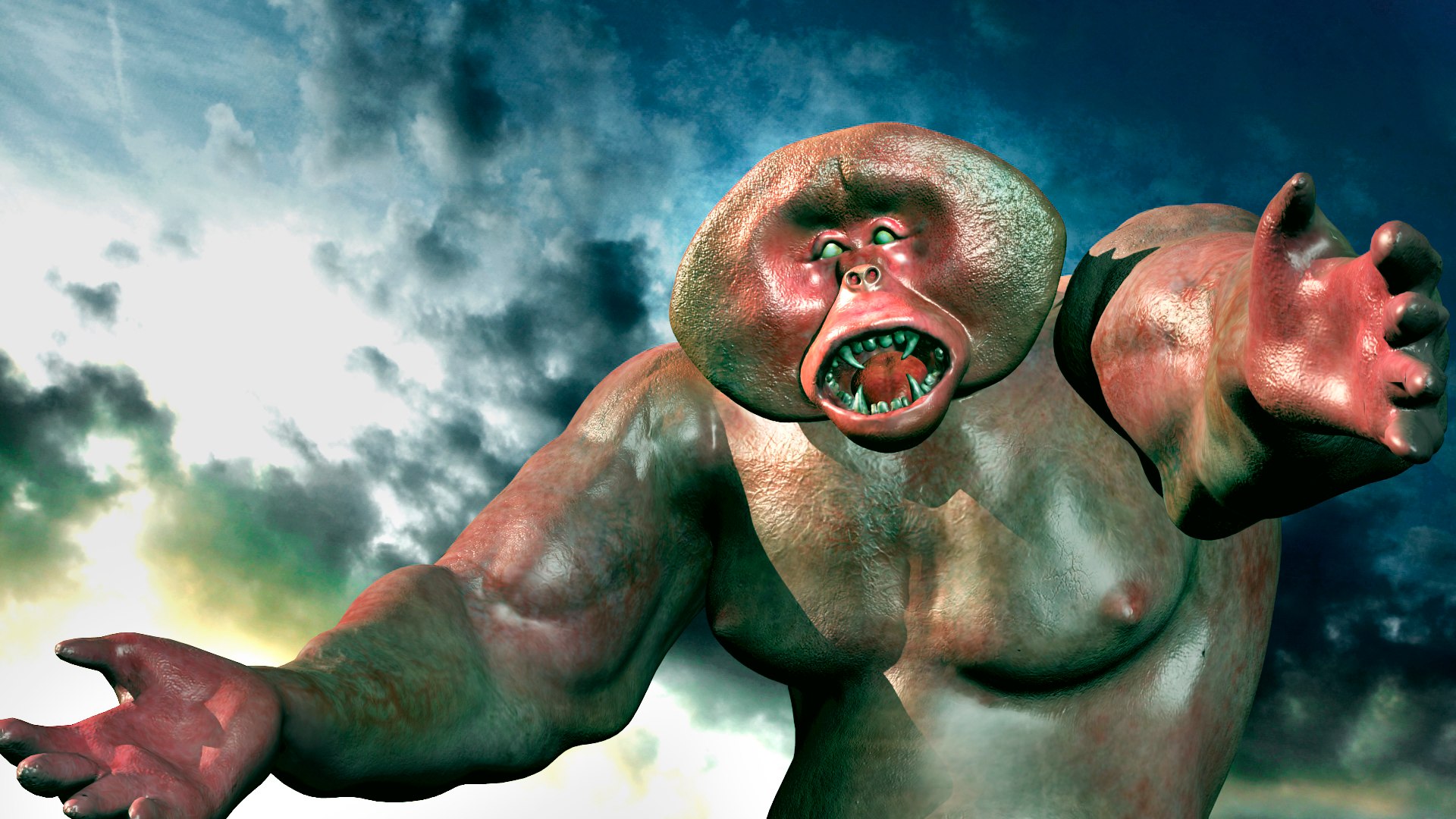 Yeti Monster 3d Model