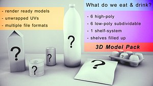 preservatives food drink question 3D