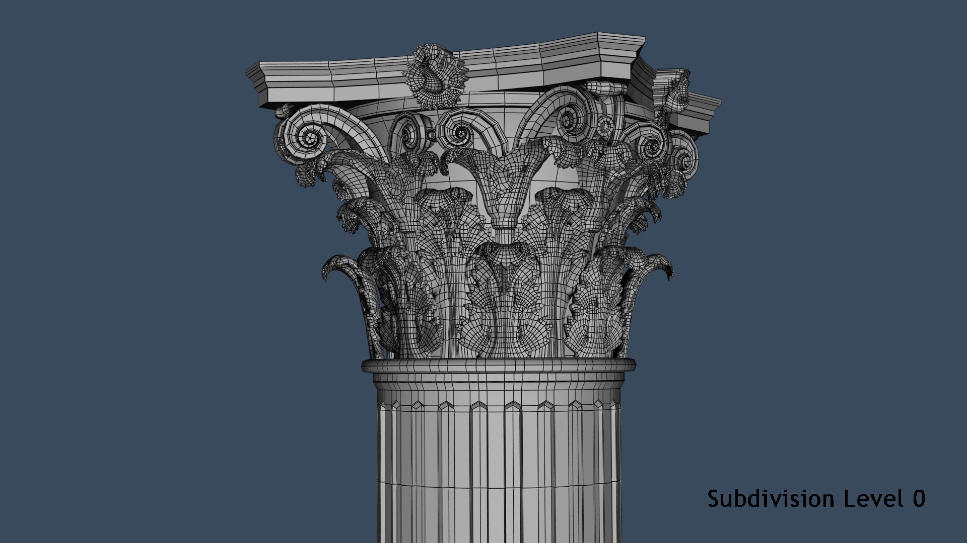 3D classic corinthian collumn https://p.turbosquid.com/ts-thumb/RX/nEBY5R/06S5kB8U/wire_0/png/1576089206/1920x1080/fit_q87/4e8efeddf5a3cf388a4a94dc47182cfbef156ff1/wire_0.jpg