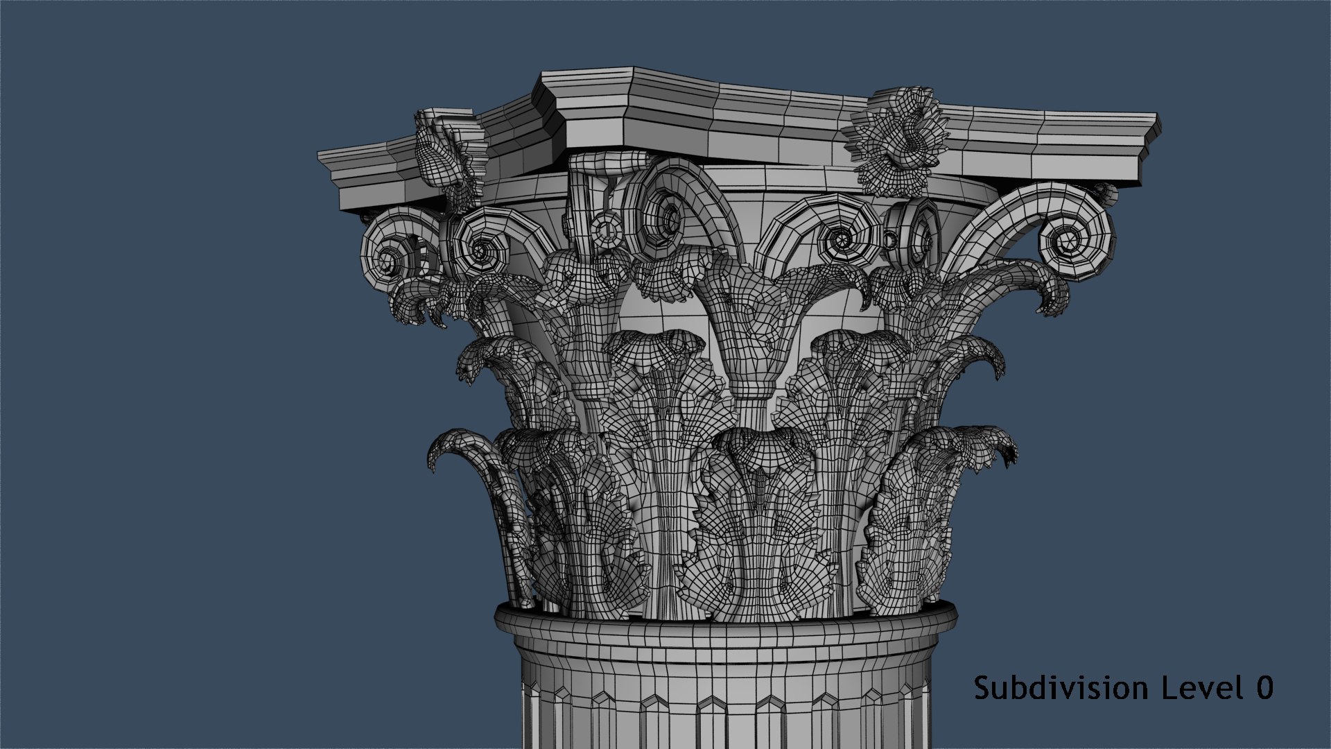 3D classic corinthian collumn https://p.turbosquid.com/ts-thumb/RX/nEBY5R/3gxkxAki/wire_03/png/1576089206/1920x1080/fit_q87/a8e5ad81c0b96580567ba5776d676a1374fc6472/wire_03.jpg