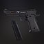 STI 2011 Combat Master Taran Pistola táctica John Wick Low-poly modelo 3d