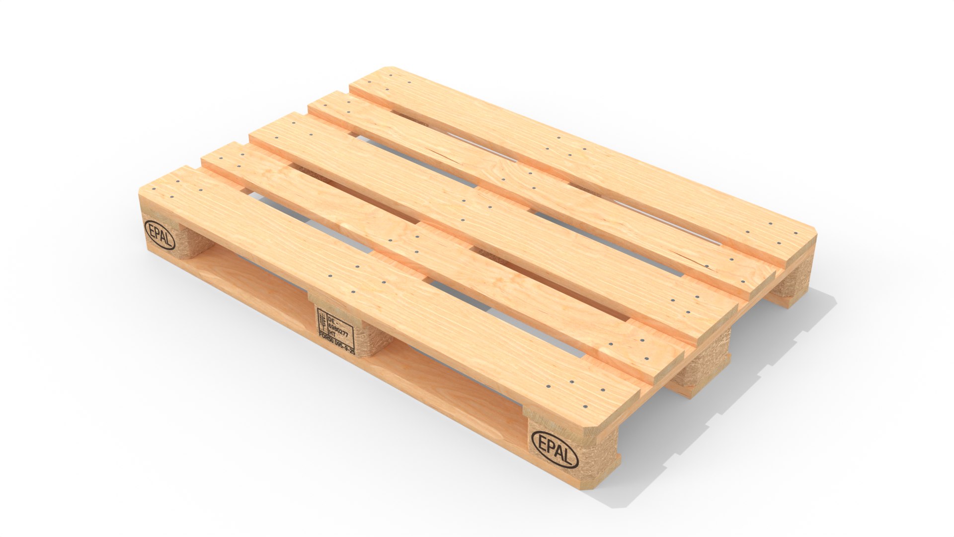 EPAL Euro Pallet 3D Model - TurboSquid 2504131