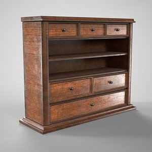 Medieval Wooden Cupboard - Antique Sideboard Cabinet