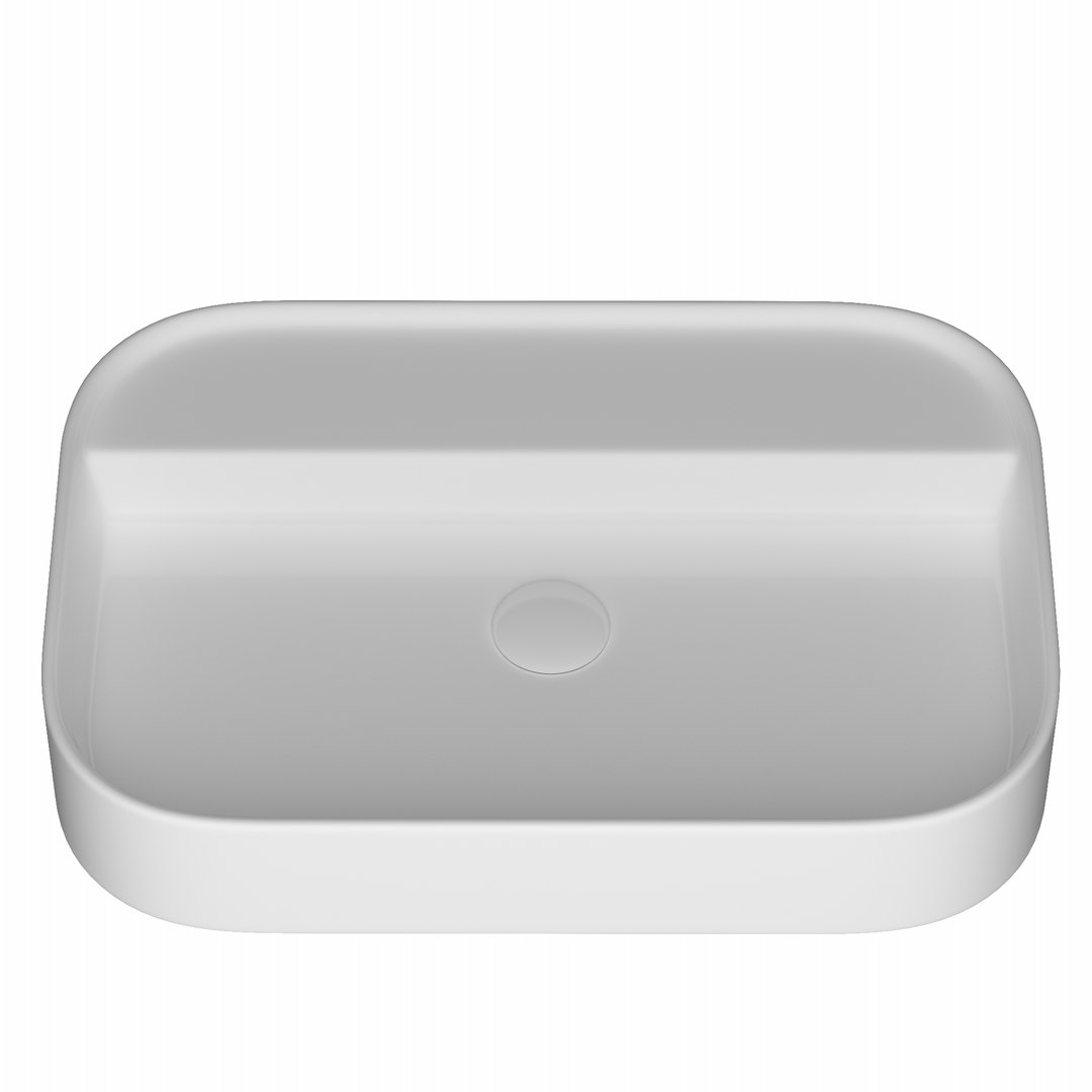 Wall Hung Rounded Rectangle Model - TurboSquid 1694159