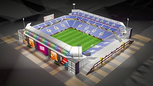 3D model Soccer Stadium