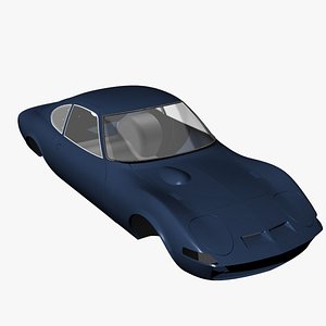 3d shell opel gt