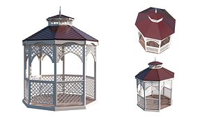 architecture gazebo 3D model