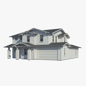 family house 3d max