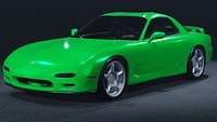 1993 Mazda RX-7 3D Model  Rotary Legend FD3S