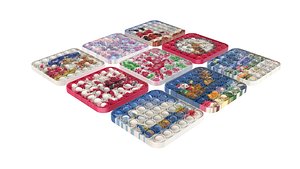 Christmas Pop It Fidget Toys Set