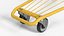Yellow Shopping Cart 3D model