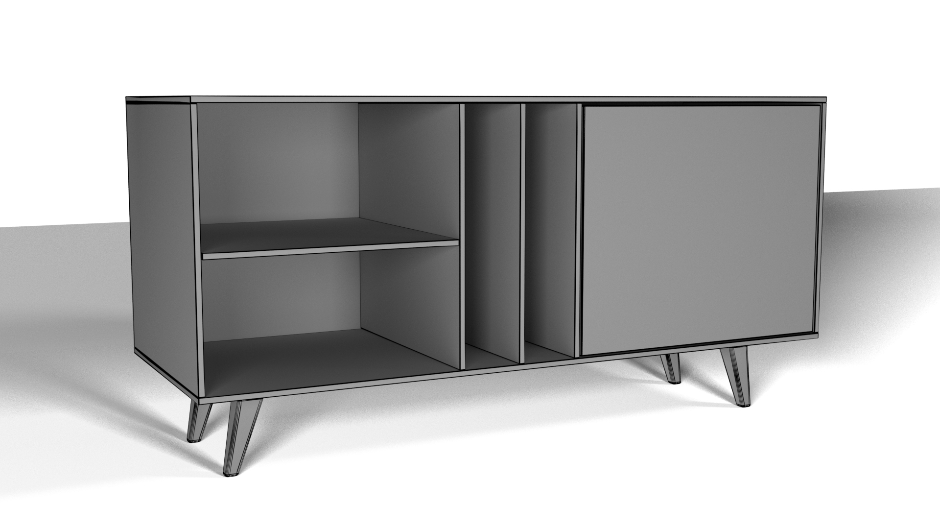 3D Sideboard Model - TurboSquid 1746870