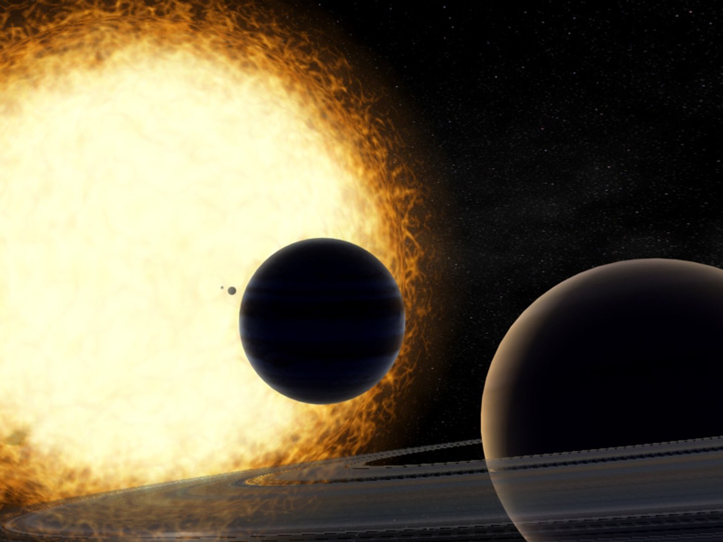 planets solar solarsystem 3d max