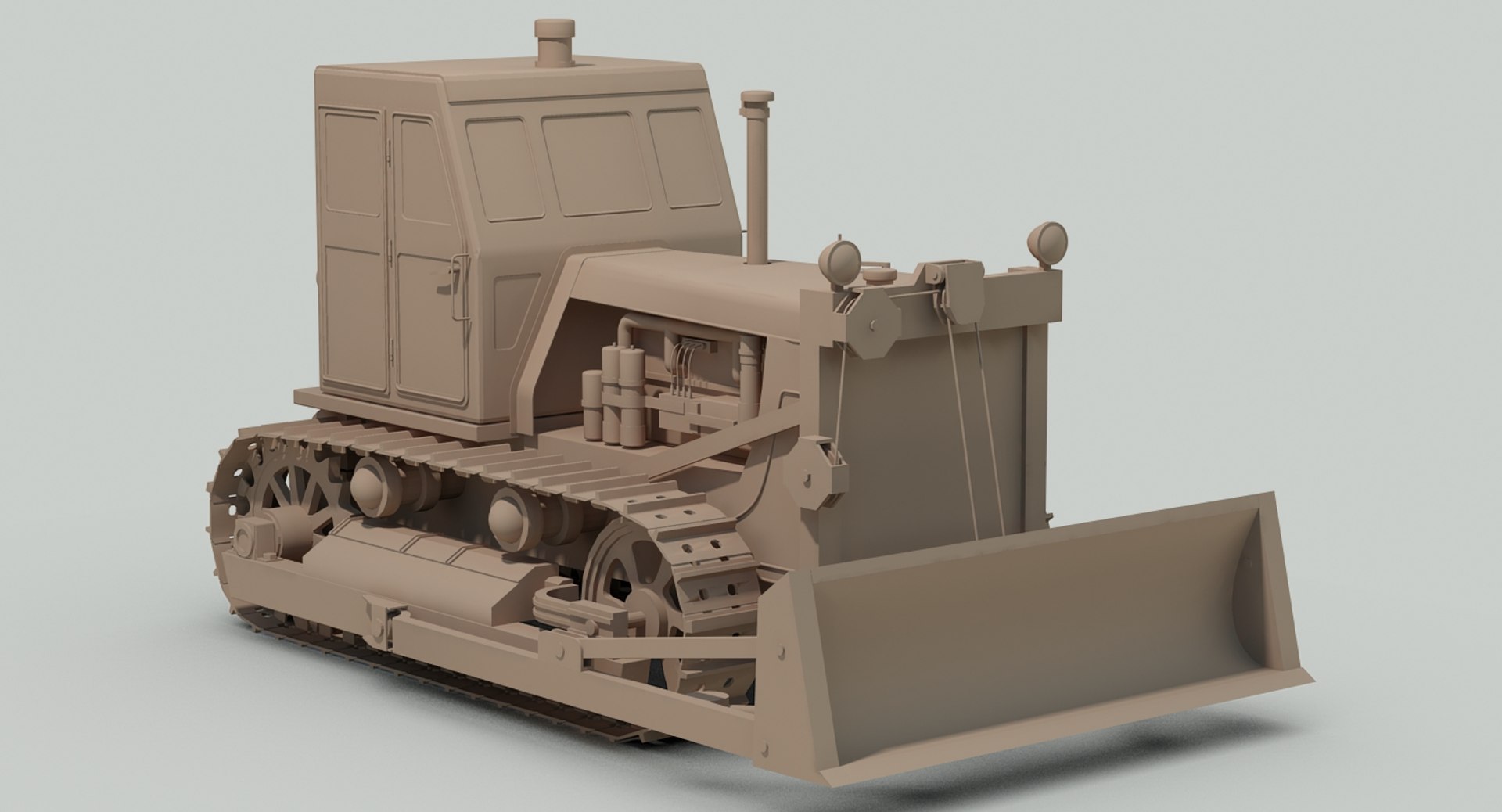 T100 Bulldozer 3D Model - TurboSquid 1193964