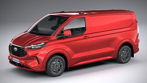 3D model Ford Transit Custom base 2024