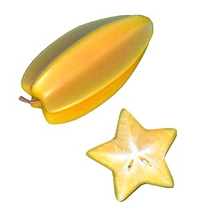 Star fruit 3D model