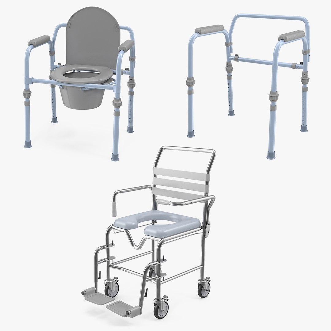 Medical Disability Devices Collection 3D model preview