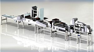 Machine for making salted sticks