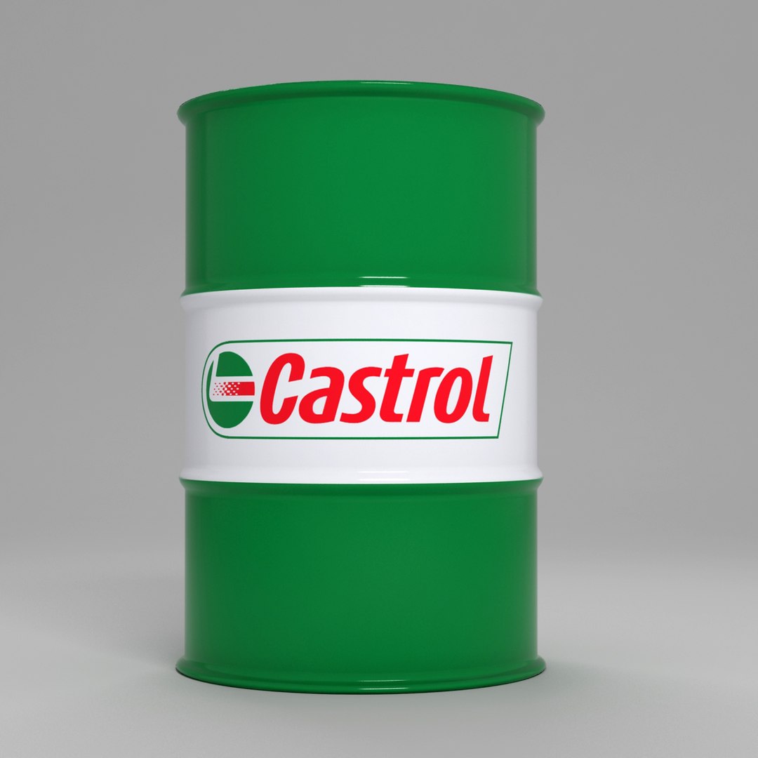 Barrel Castrol 3d Max