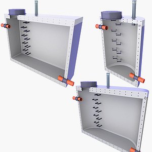 Concrete Sewage Well Cross-Section v2 3D model