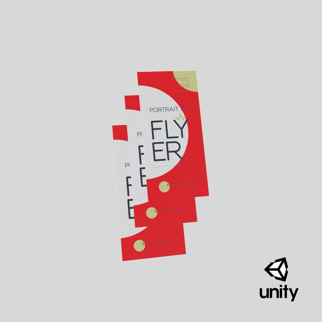 Flyer design 3D - TurboSquid 1506598