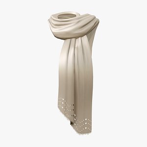 3D Loose Wrapped Around Neck Scarf