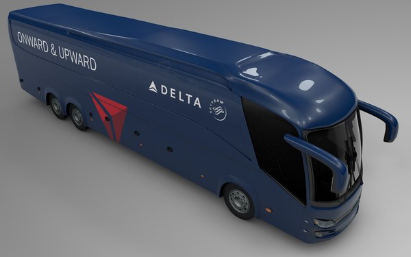 Shuttle bus delta 3D - TurboSquid 1683877