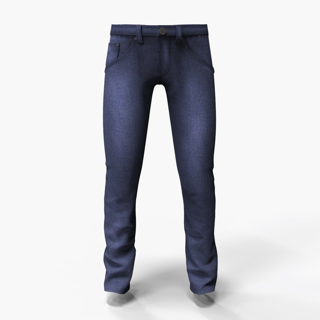 Denim Jeans 3d Model