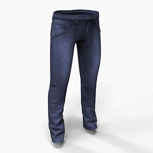 denim jeans 3d model