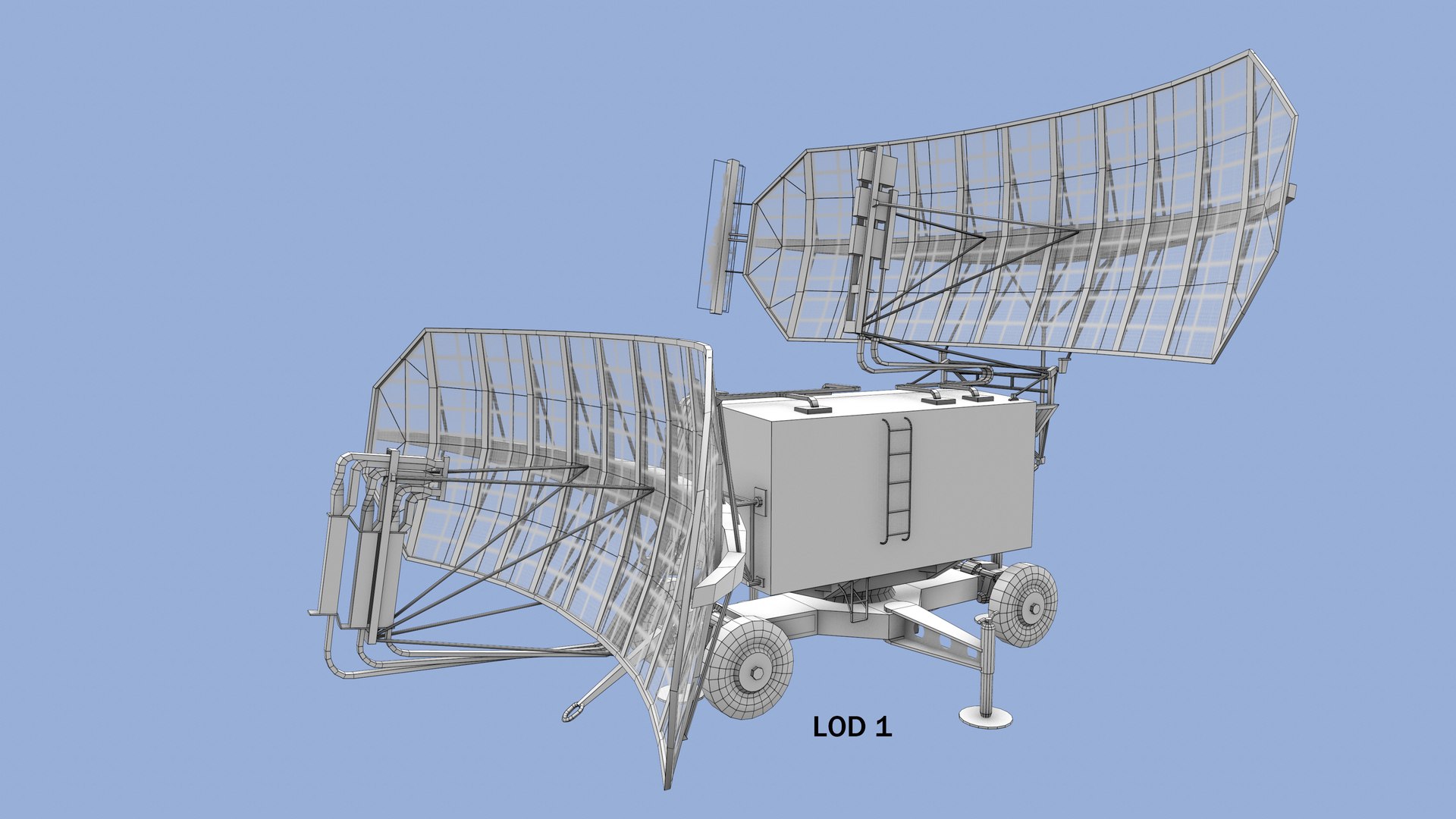 3D P35 BAR LOCK RADAR Model TurboSquid 2000501