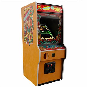 Donkey Kong 3 Arcade Cabinet Retro 3D model